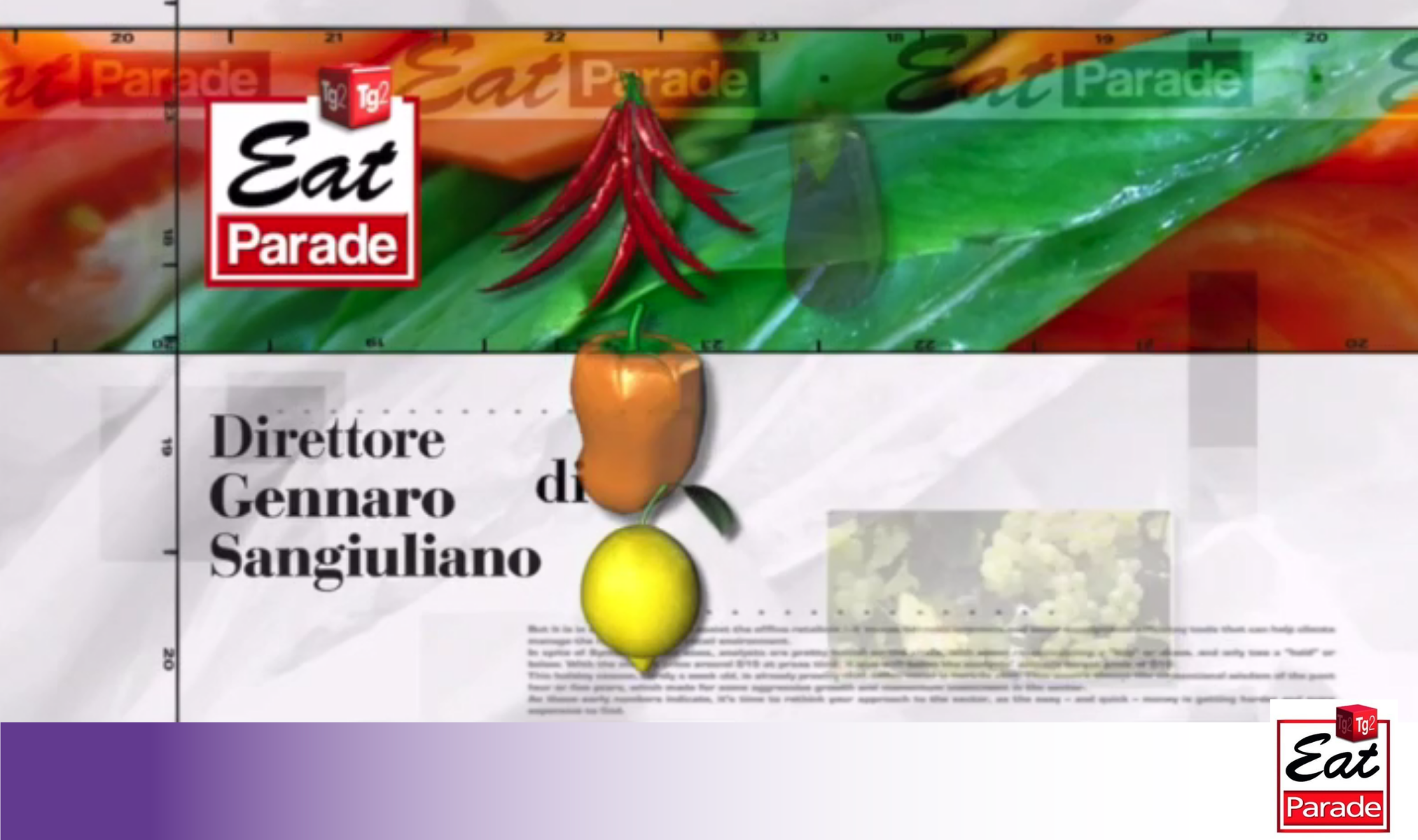 TG2 Eat Parade - Il Parco da Gustare si rilancia