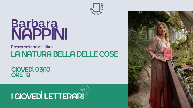 Giovedì letterari: Barbara Nappini